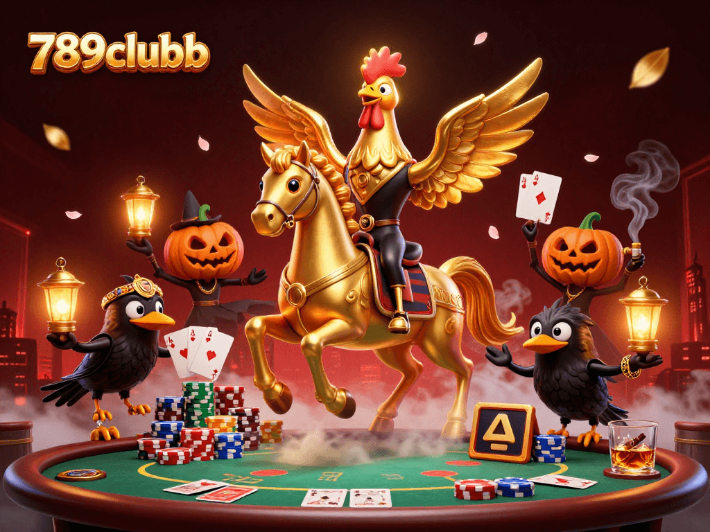 Engage in thrilling gameplay at 789clubb with immersive poker scenes and vibrant casino visuals.