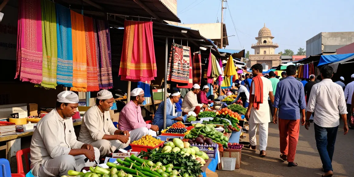 Kurnool marketplace bustling with local vendors and vibrant culture.