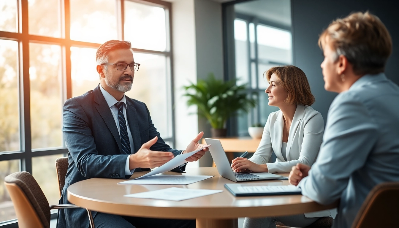 Attorneys guiding clients on Probate matters in a professional office setting.