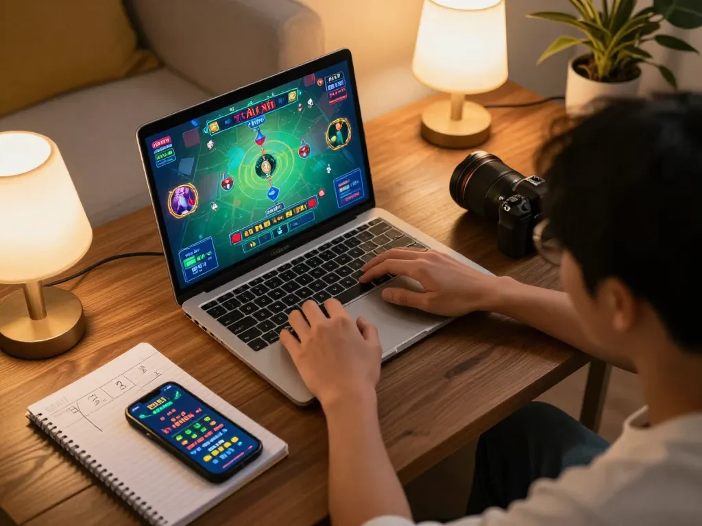 TÀI XỈU play on taixiuonline.za.com with vibrant graphics and user engaged in responsible gaming.