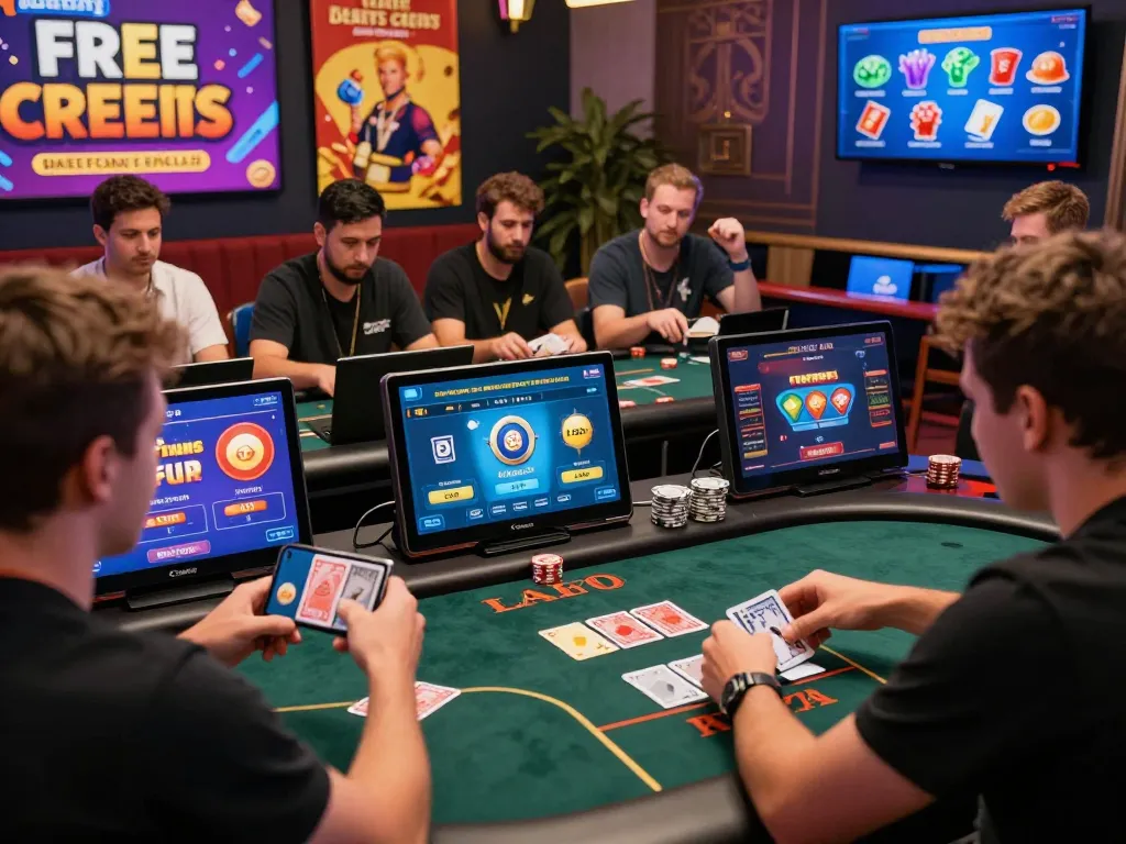 Exciting online gambling scene featuring players enjoying rik vip games with vibrant interfaces and engaging atmosphere.