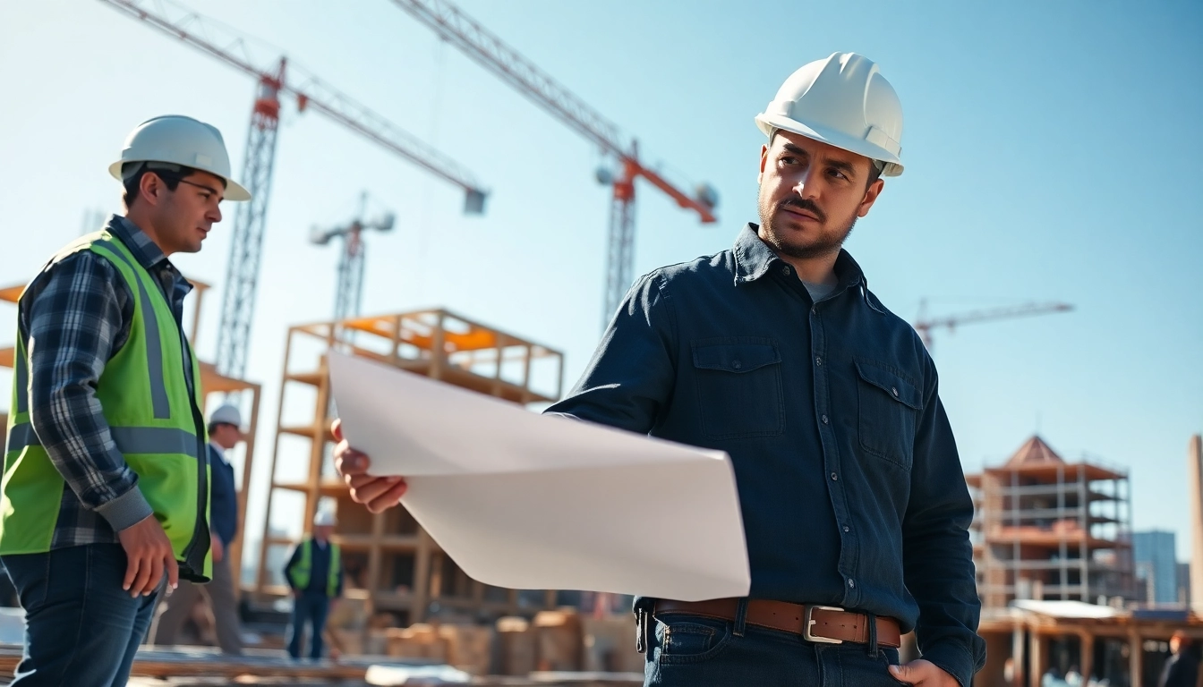 Manhattan General Contractor overseeing projects with skilled tradespeople in an active construction site.