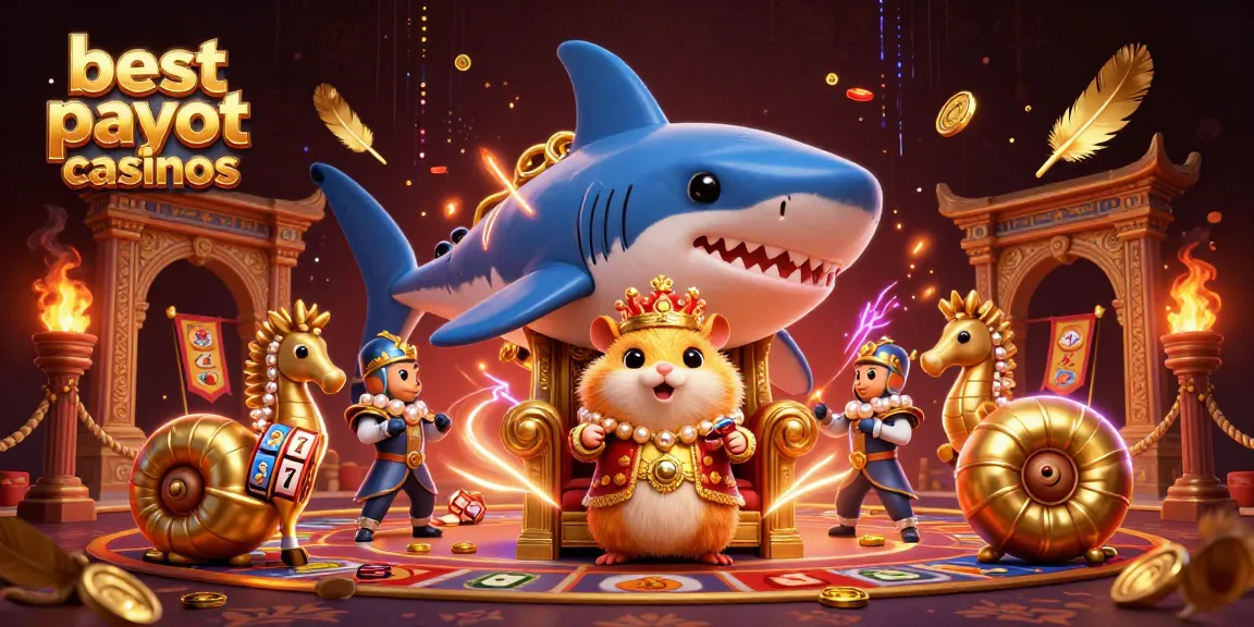 Experience thrilling wins at the best payout casinos with a dynamic 3D casino scene.
